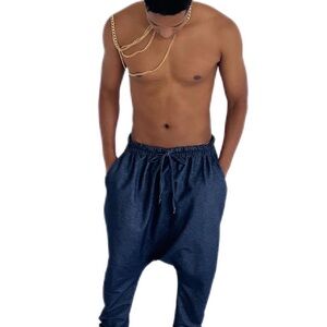 Unisex Harren soft dark jeans pants dress well from M-L-XL super comfortable